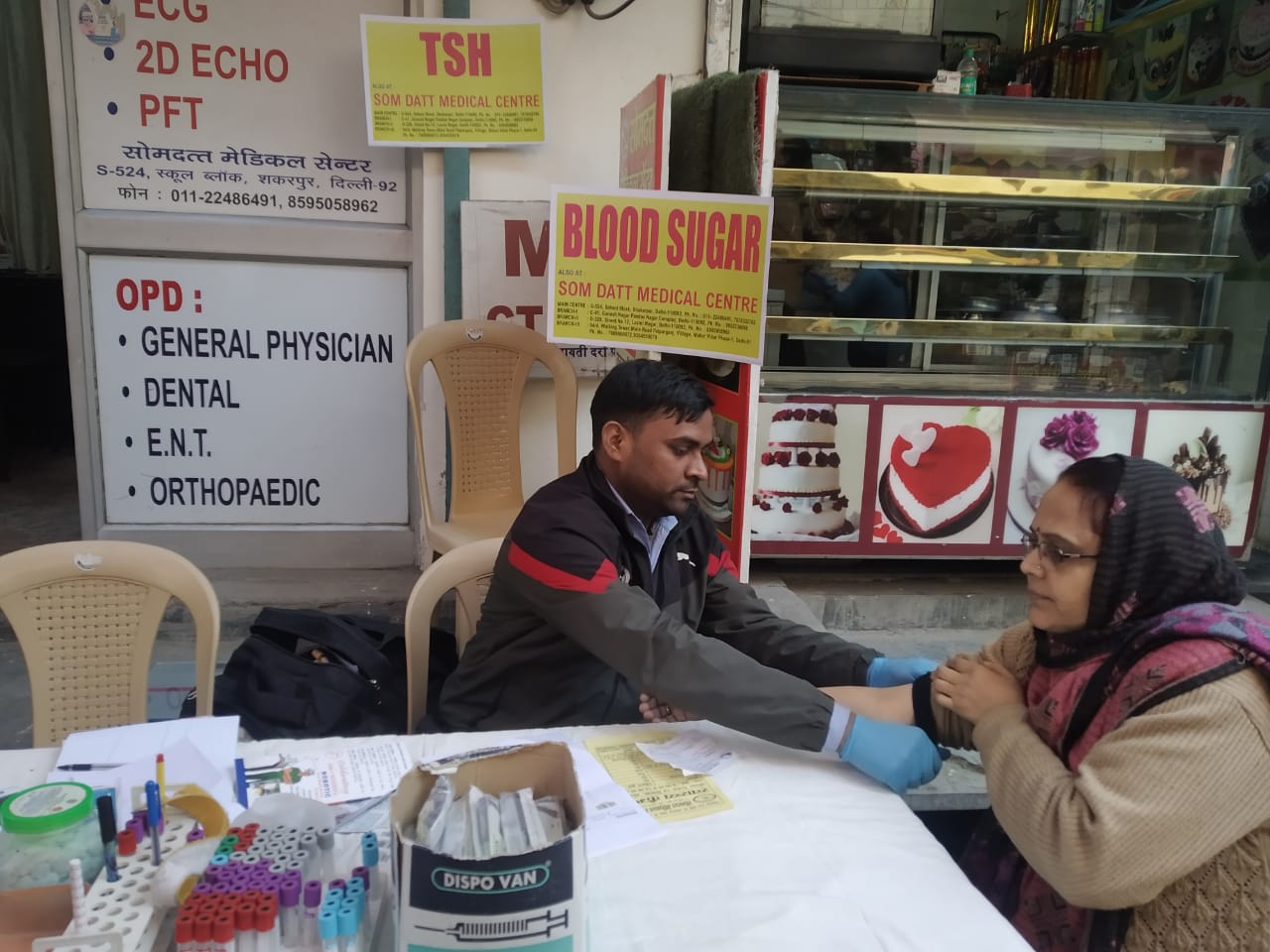 MEDICAL CAMP ORGANIZED ON 14-15-2024 AT LAXMI NAGAR